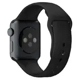 Ремешок Apple Watch Black Sport Band with Space Gray Stainless Steel Pin (MJ4N2) - фото 4