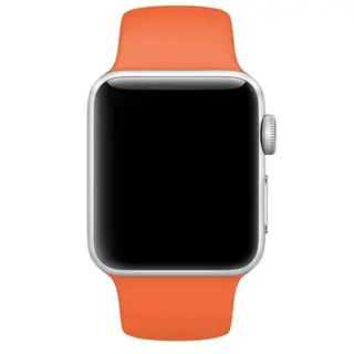 Ремешок Apple 38mm Spicy Orange Sport Band S/M & M/L (MQUT2)