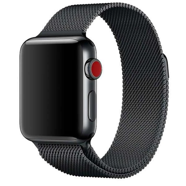 Ремешок Apple 38mm Space Black Milanese Loop (MLJJ2) - фото 3
