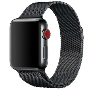 Ремешок Apple 38mm Space Black Milanese Loop (MLJJ2)