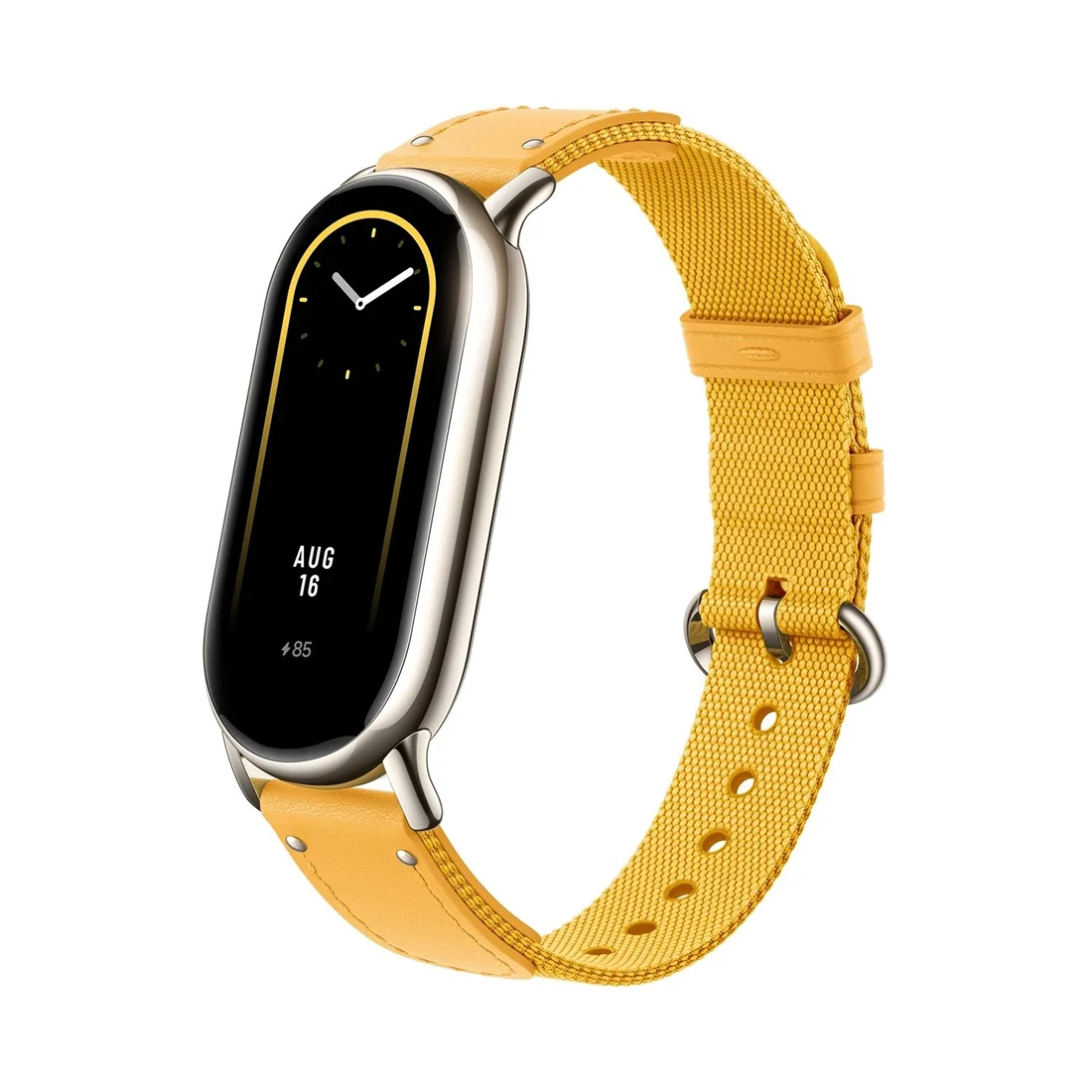 Сменный плетёный браслет для Xiaomi Smart Band 8 Yellow  - фото 2