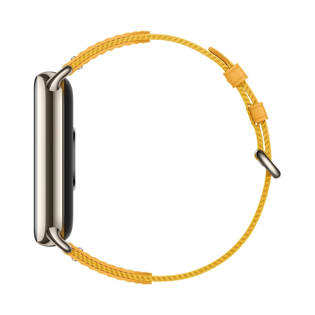 Сменный плетёный браслет для Xiaomi Smart Band 8 Yellow  - фото 4