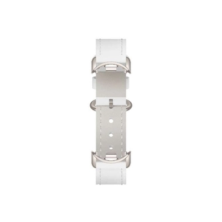Сменный кожаный браслет для Xiaomi Smart Band 9 Ceramic White 