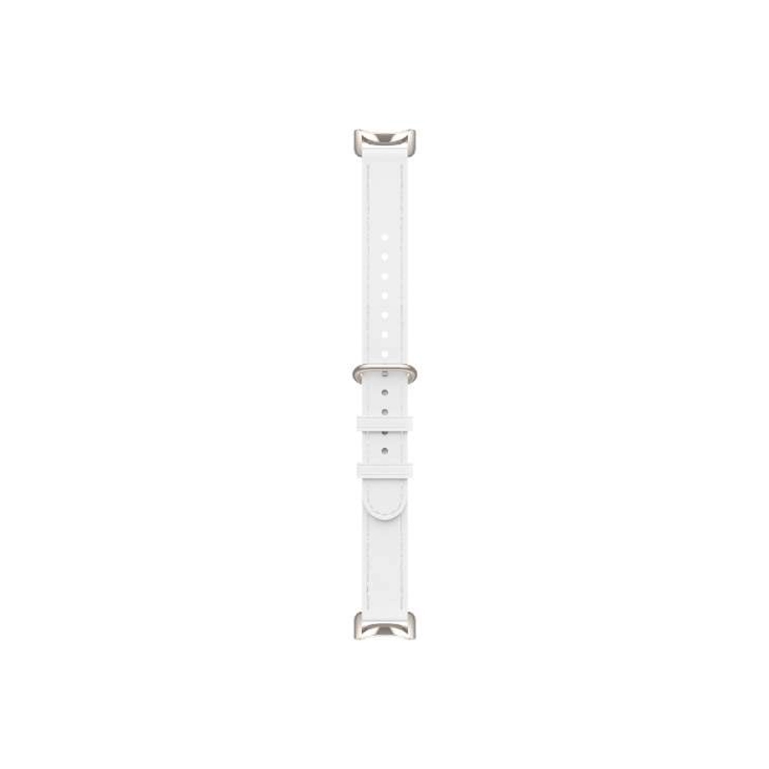 Сменный кожаный браслет для Xiaomi Smart Band 9 Ceramic White  - фото 2