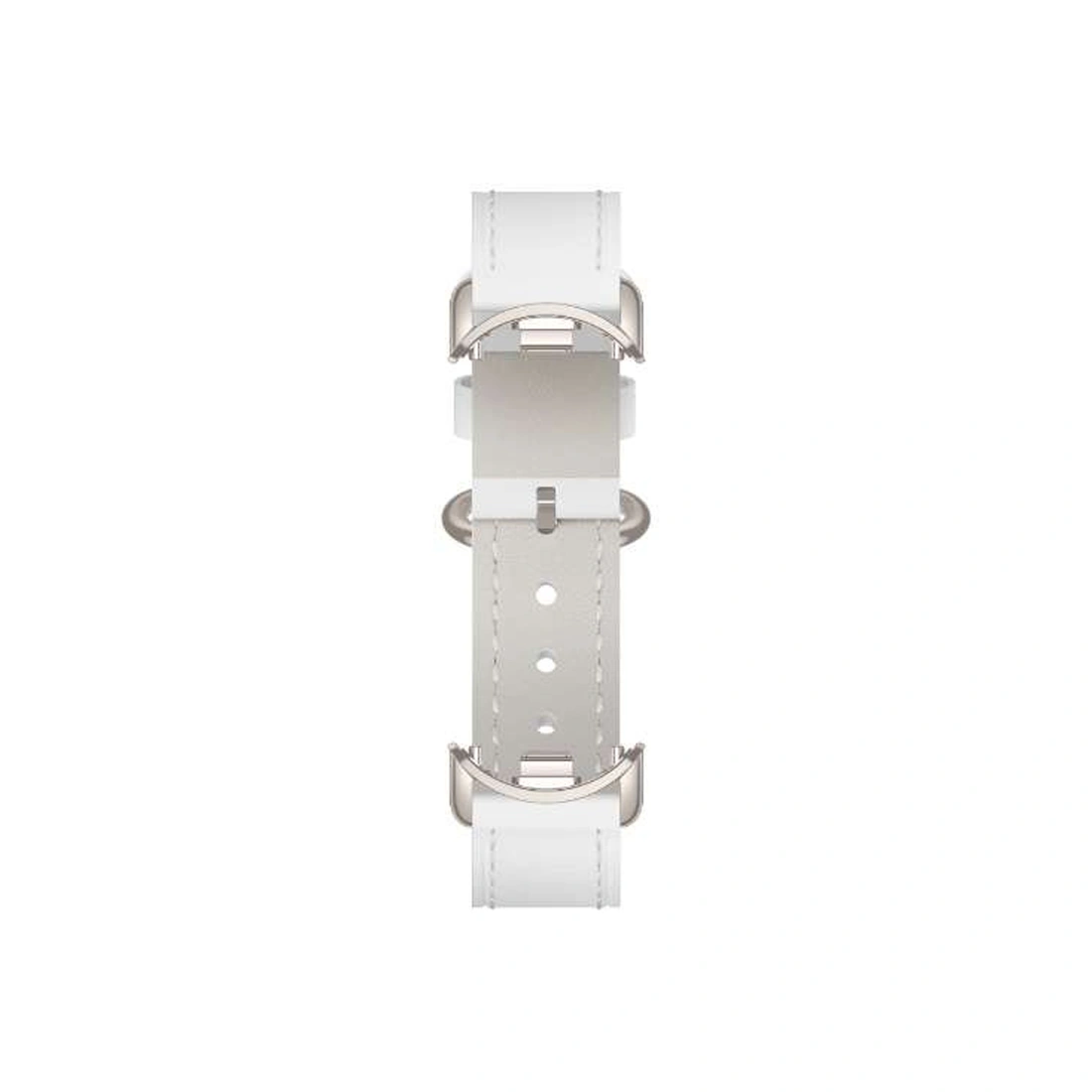 Сменный кожаный браслет для Xiaomi Smart Band 9 Ceramic White  - фото 3