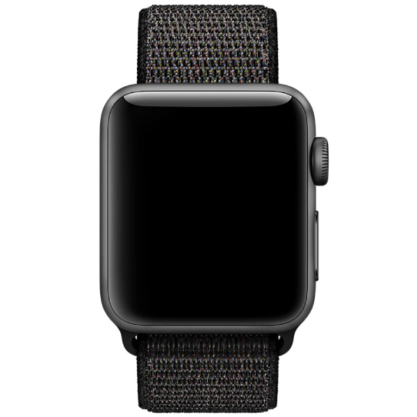 Ремешок Apple 44mm Black Sport Loop Regular (MTM72) - фото 2