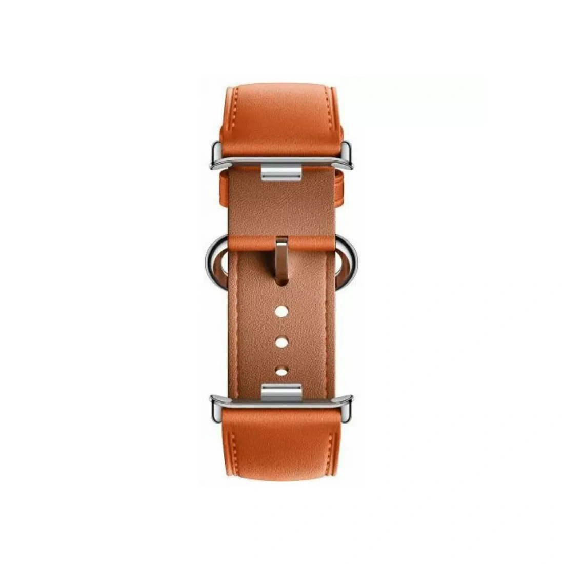 Кожаный сменный браслет Xiaomi Leather Quick Release Strap Coral orange  - фото 2