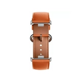 Кожаный сменный браслет Xiaomi Leather Quick Release Strap Coral orange  - фото 2