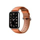 Кожаный сменный браслет Xiaomi Leather Quick Release Strap Coral orange  - фото 3