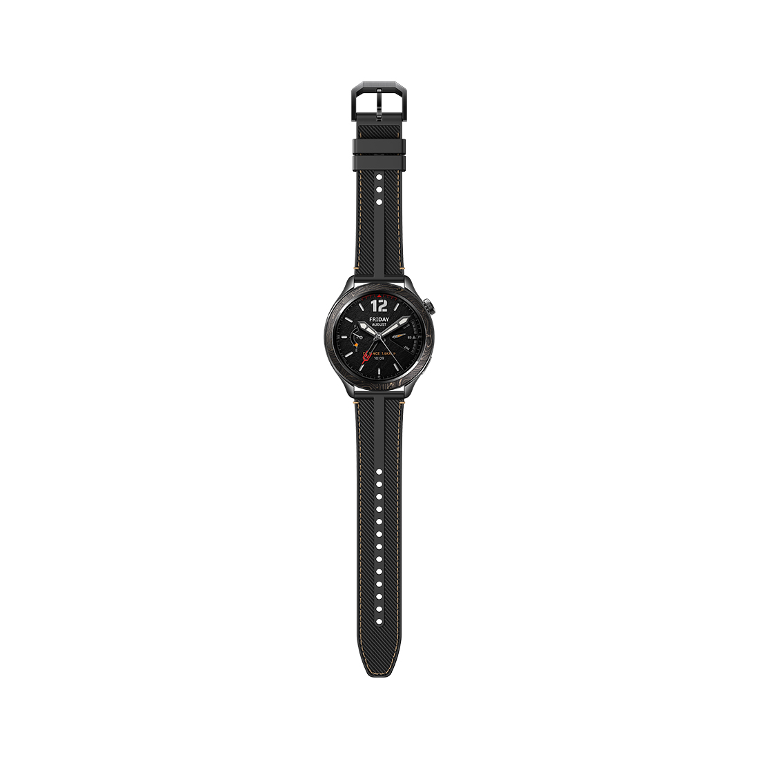 Комплект из ремешка и безеля для часов Xiaomi Watch S4 Bezel and Strap Kit-Midnight Carbon 