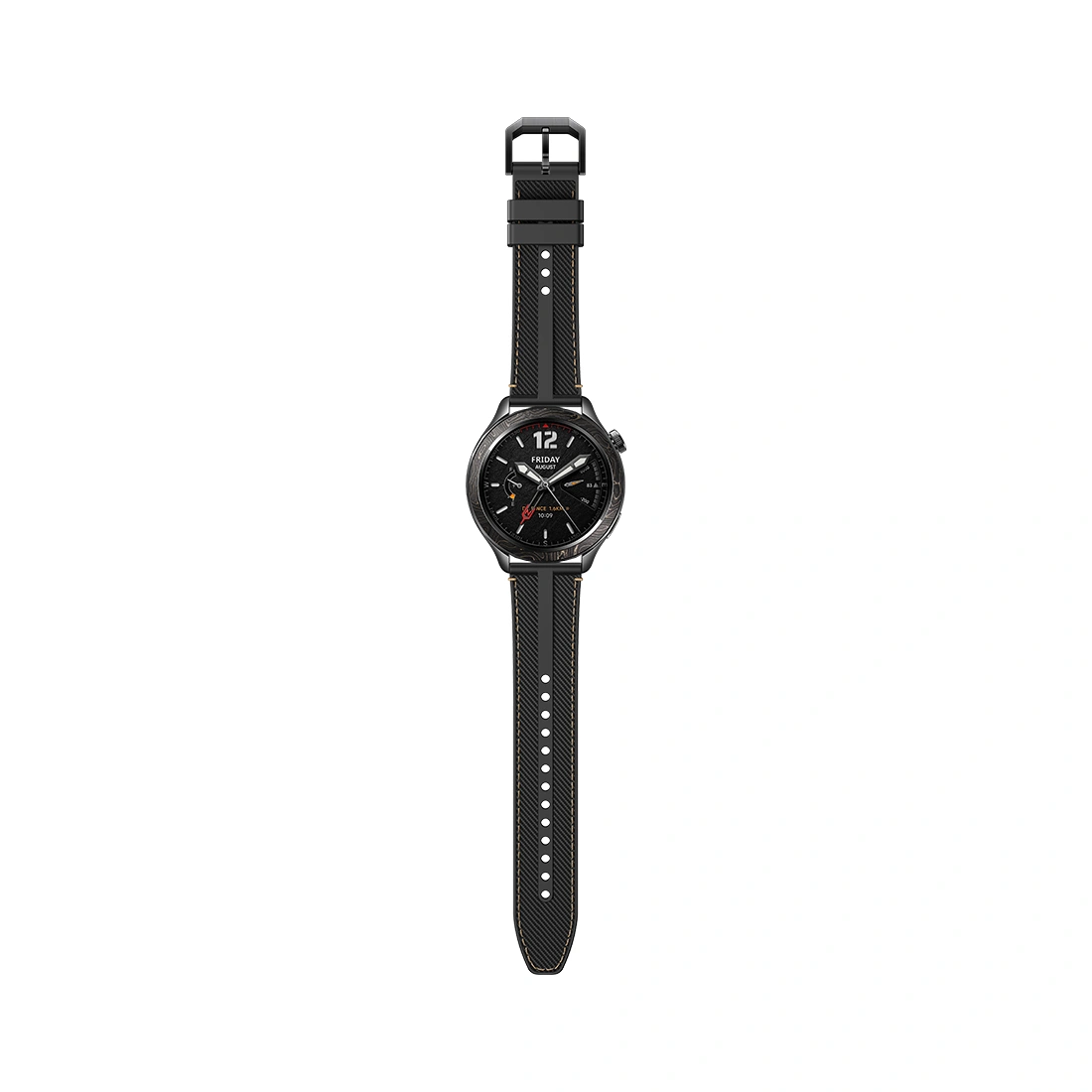 Комплект из ремешка и безеля для часов Xiaomi Watch S4 Bezel and Strap Kit-Midnight Carbon 