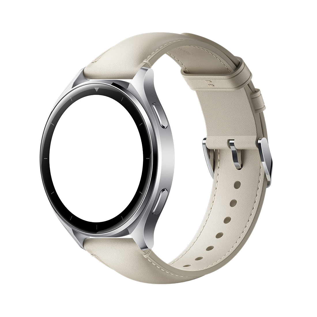 Кожаный ремешок Xiaomi Watch Leather Strap White 