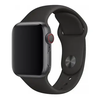 Apple бауы 44mm Black Sport Band S/M & M/L (MTPL2)