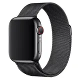 Ремешок Apple 44mm Space Black Milanese Loop (MTU52) - фото 2