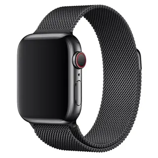 Ремешок Apple 44mm Space Black Milanese Loop (MTU52)