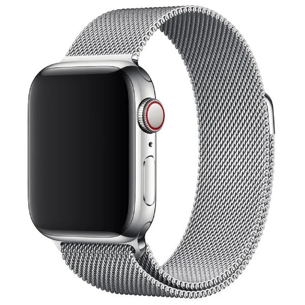 Ремешок Apple 40mm Silver Milanese Loop (MTU22) - фото 3