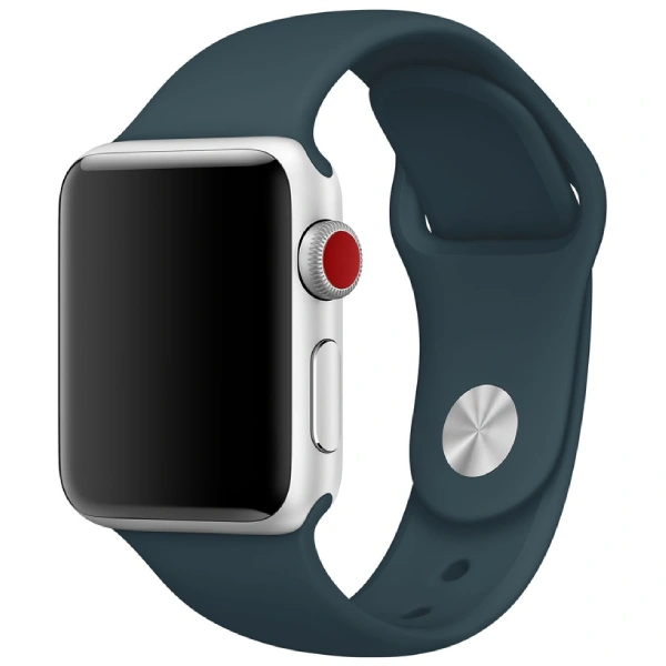 Ремешок Apple 38mm Dark Teal Sport Band S/M & M/L (MQUU2) - фото 2