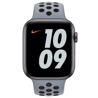 Ремешок Apple 44mm Obsidian Mist Black Nike Sport Band (MG403)