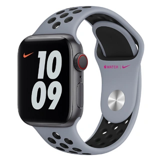 Ремешок Apple 44mm Obsidian Mist Black Nike Sport Band (MG403)