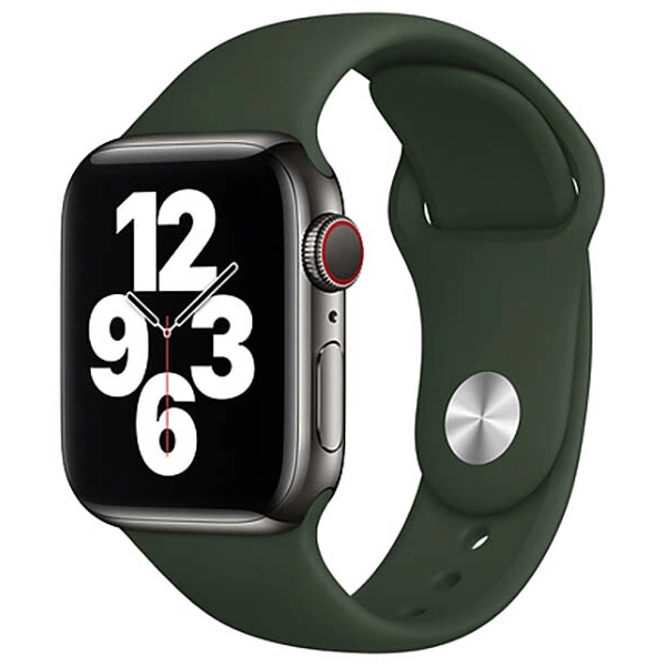Ремешок Apple 40mm Cyprus Green Sport Band (MG423ZM/A) - фото 2