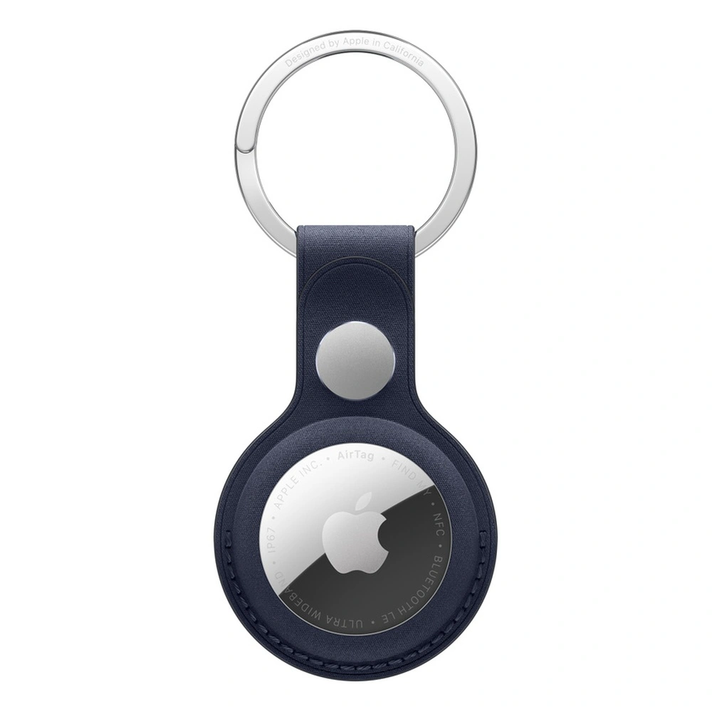 Брелок-подвеска Apple AirTag FineWoven Key Ring - Navy,Model A3363 (MGG14ZM/A)