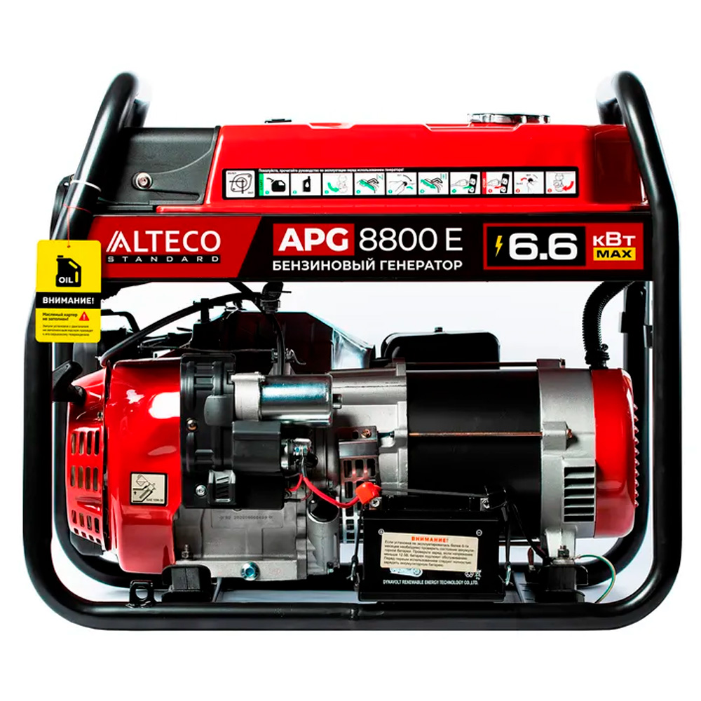 Бензин генераторы ALTECO APG 8800 E - фото 2