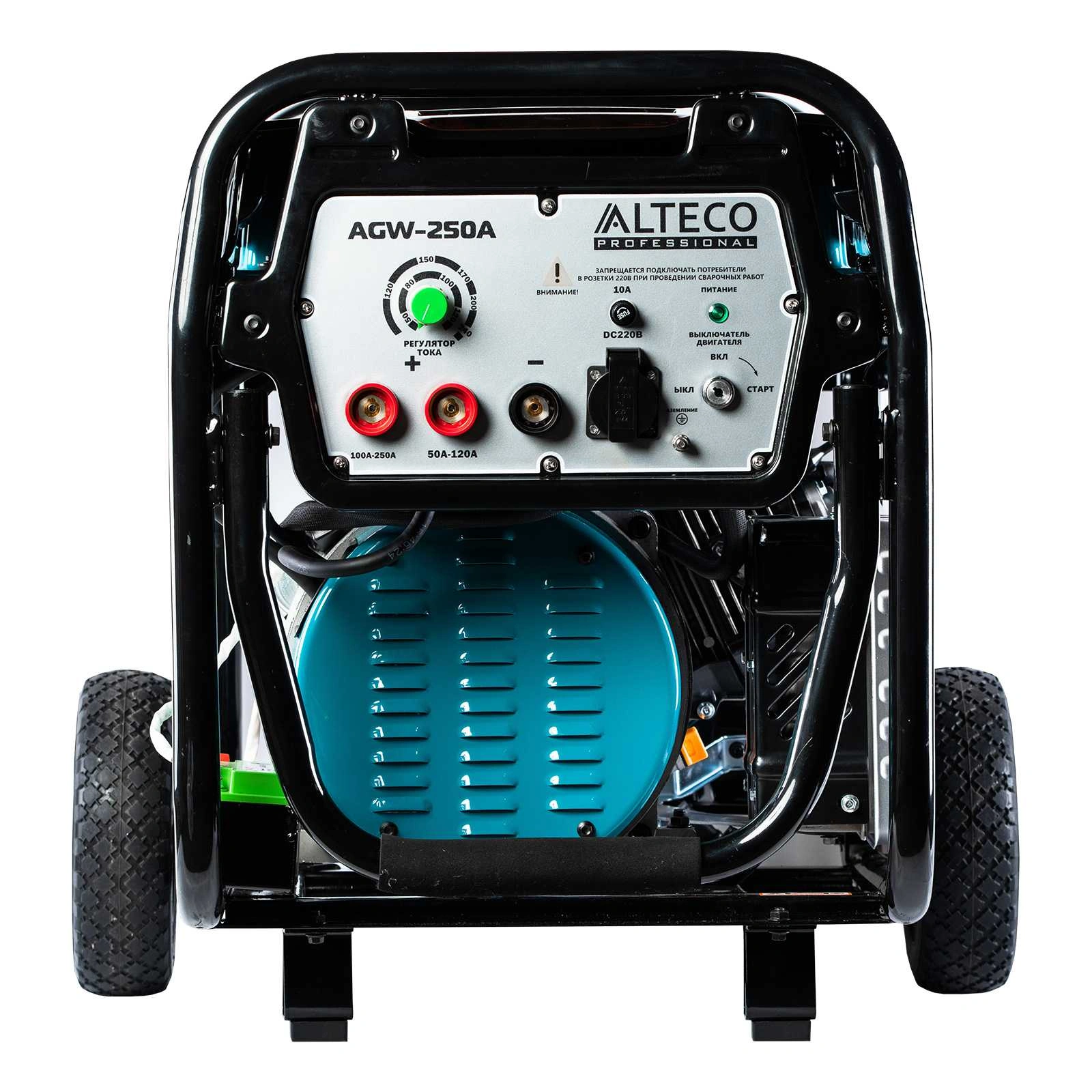 Бензиновый генератор сварочный ALTECO AGW 250 A - фото 4