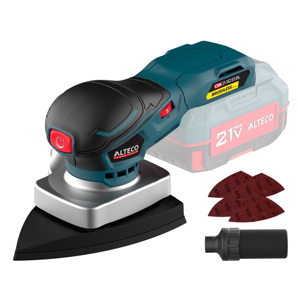 Бесщеточная аккумуляторная эксцентриковая шлифмашина ALTECO CSN 21-152 ES BL Solo (без АКБ и ЗУ)