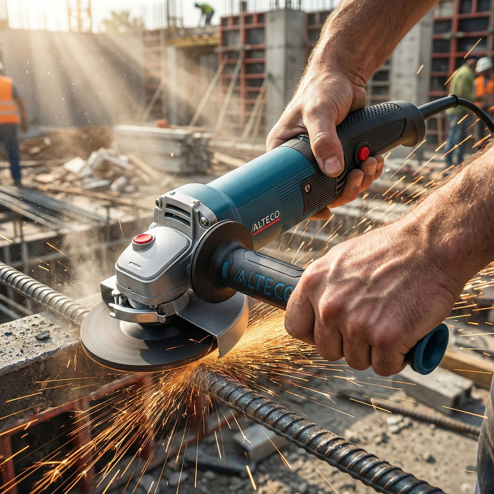 Угловая шлифмашина ALTECO Heavy Duty AGH 1100-125 - фото 2