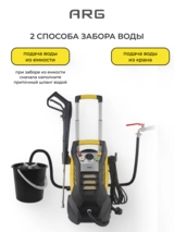 Комплект Мойка высокого давления ARG HPW 200 + Гайковерт ARG CIW400LX, 20В 400Нм + Набор интрументов ARG HST2216, CrV, в кейсе 216 предметов  - фото 4