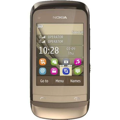 Мобильный телефон Nokia C2-06 Golden Buff