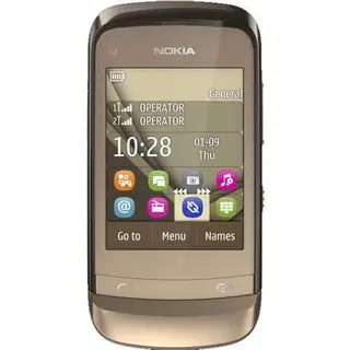 Мобильный телефон Nokia C2-06 Golden Buff