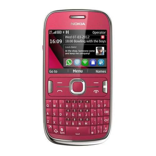 Мобильный телефон Nokia 302 Plum Red