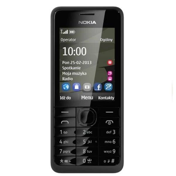 Мобильный телефон Nokia 301 Black - фото 2