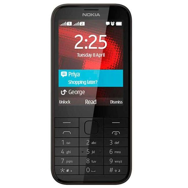 Мобильный телефон Nokia 225 Dual SIM Black