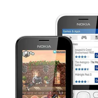 Сотовый телефон Nokia 222 DS NV EAC UA (black)