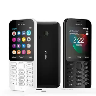 Сотовый телефон Nokia 222 DS NV EAC UA (black)
