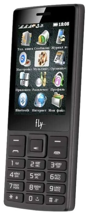 Мобильный телефон Fly TS112 (Black) - фото 2