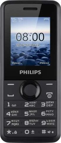 Мобильный телефон PHILIPS E103, Black - фото 2