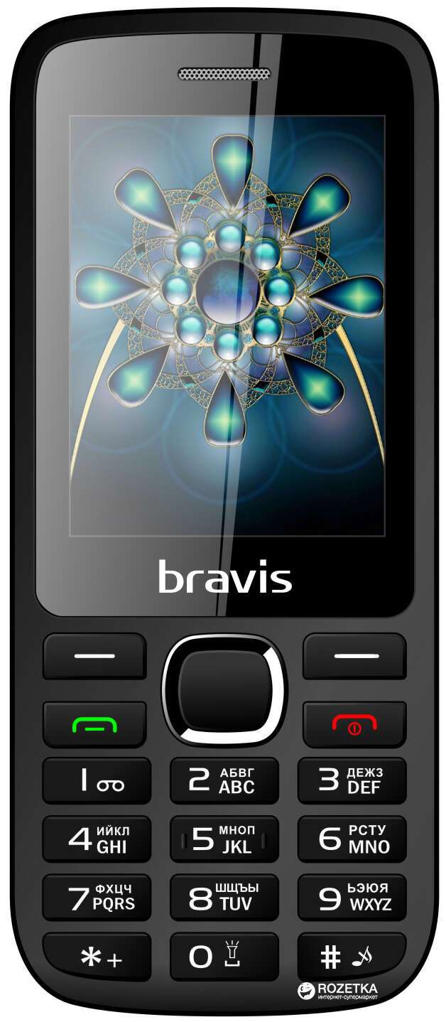 Мобильный телефон BRAVIS F242 Dialog Dual Sim (black) в Алматы - цены,  купить в интернет - магазине Sulpak | отзывы, описание