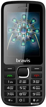 Мобильный телефон BRAVIS F242 Dialog Dual Sim (black) - фото 2
