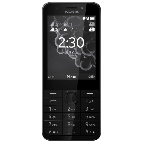 Nokia ұялы телефоны 230 DS Black