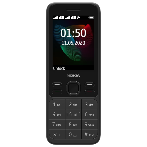 Nokia ұялы телефоны 150 DS RM-1190 Black
