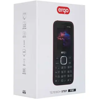 Мобильный телефон Ergo F181 STEP Dual Sim (black)