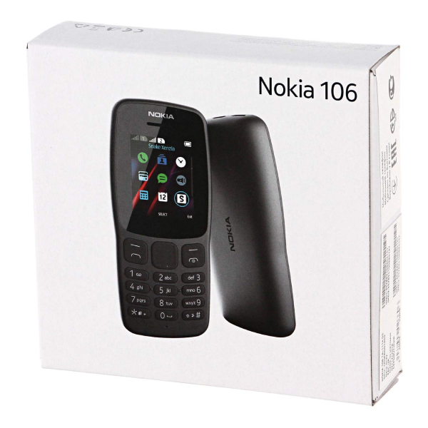Nokia ұялы телефоны 106 DS TA-1114 Gray