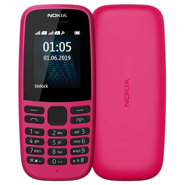Мобильный телефон Nokia 105 TA-1174 DS Pink - фото 2