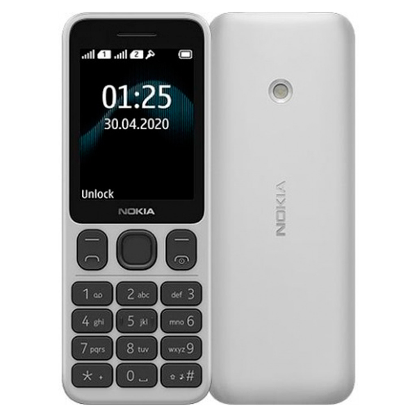 Nokia ұялы телефоны 125 DS TA-1253 White