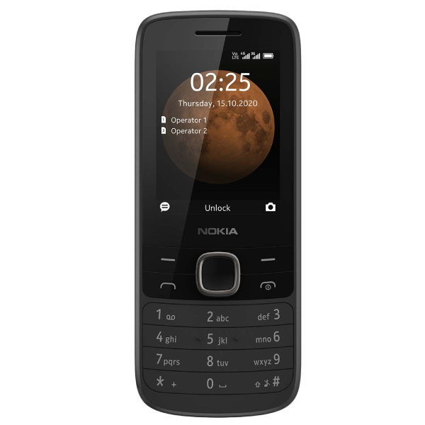 Nokia ұялы телефоны 225 DS TA-1276 Black