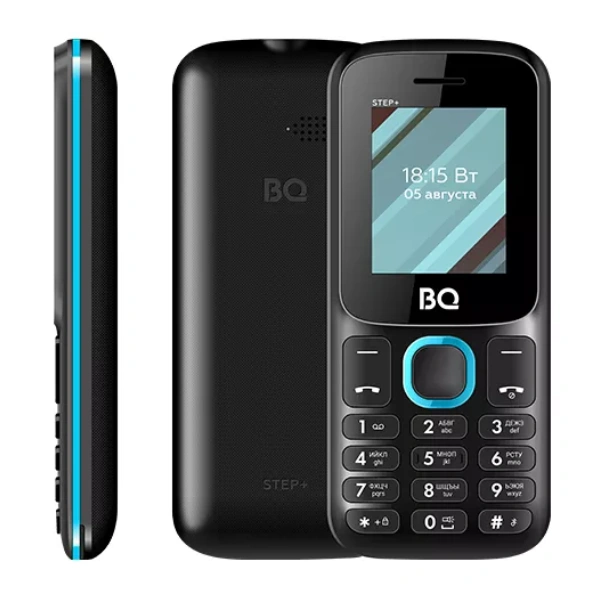 Мобильный телефон BQ 1848 Step+ Black/Blue - фото 2