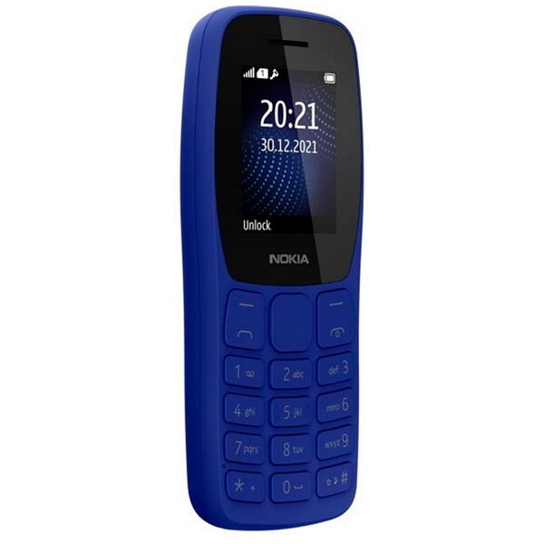 Nokia мобильді телефоны 105 DS Blue